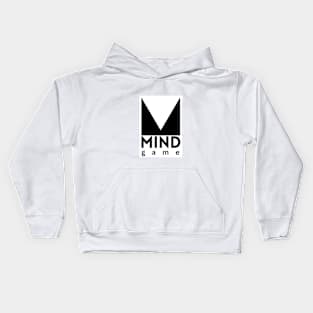 Mind game text design Kids Hoodie